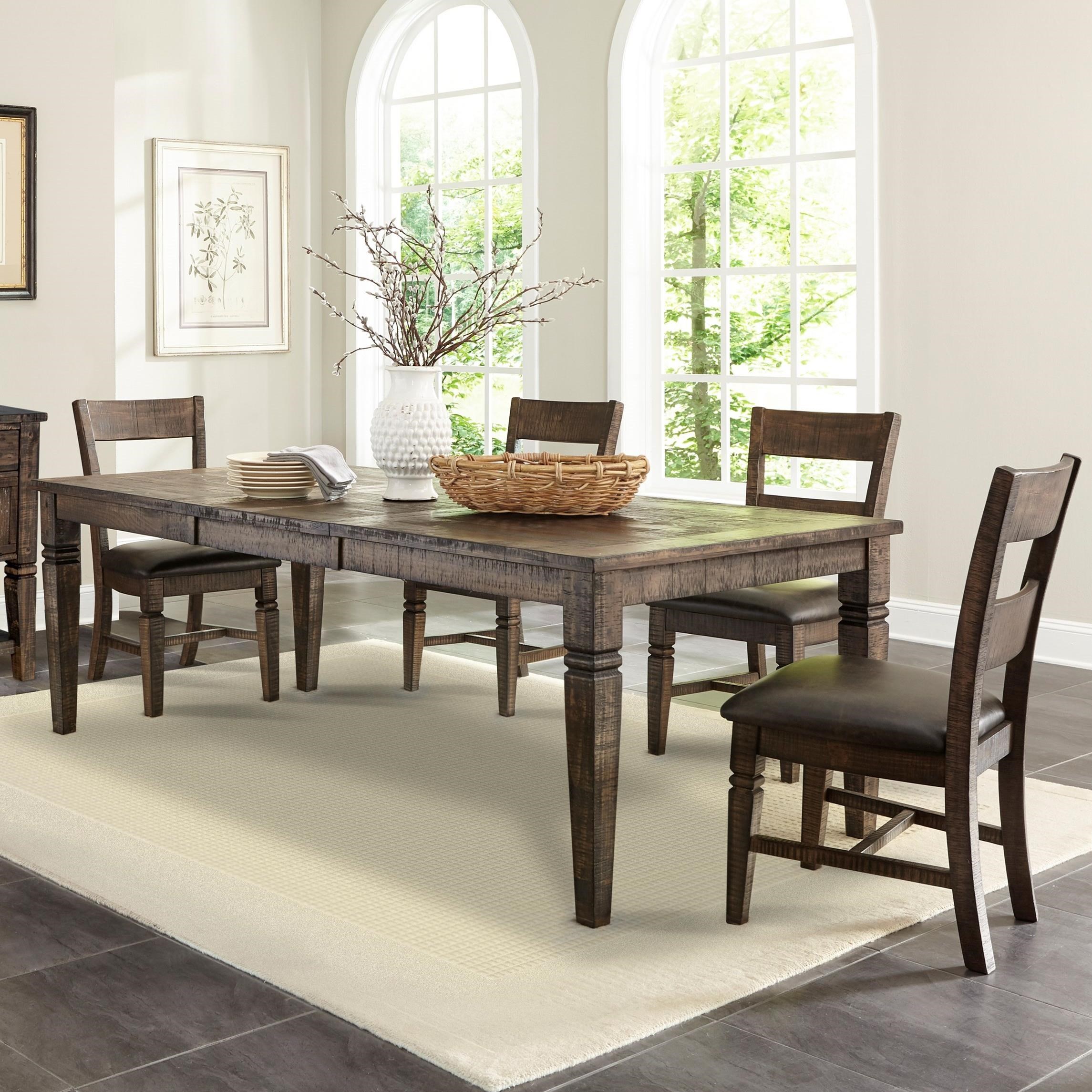 Sunny Designs Homestead 1012TL2+4x1429TL2 Dining Table Set for Four